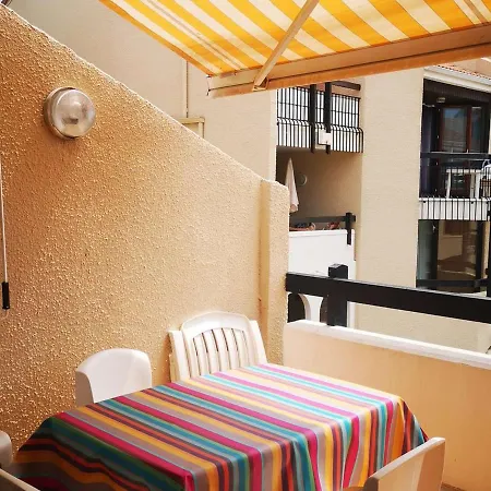 2 Pieces Avec Terrasse, Acces Piscine Et Activites Sportives - 4 Couchages, Clim En Option - Fr-1-195-89 * Le Barcarès